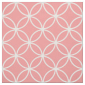 Muster für niedliche, rosa und weiße, überlappende stoff (Muster)