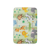 Muster für niedliche Safari-Tiere im Kinderzimmer Badematte (Vorderseite Vertikal)