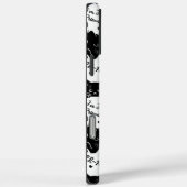 Muster für niedliche Schwarze Katzen und Redewendu Case-Mate iPhone Hülle (Rückseite / Rechts)