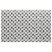 Muster für niedliche Schwarze Katzen und Redewendu Stoff (Fat Quarter (45,7 x 55,9 cm))