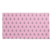 Muster für niedliche Silhouette Inspiration Tänzer Kissenbezug (Rückseite)