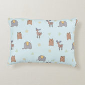 Muster für Niedliche skandinavische Tiere Dekokissen (Rückseite)