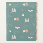 Muster für Niedliche skandinavische Tiere Planer (Rückseite)