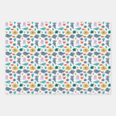 Muster für niedliche Wasserfarben Geschenkpapier Set (Vorderseite)