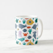 Muster für niedliche Wasserfarben Kaffeetasse (VorderseiteRechts)