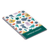 Muster für niedliche Wasserfarben Notizblock (Rechte Seite)