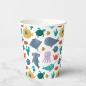 Muster für niedliche Wasserfarben Pappbecher (Links)