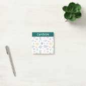 Muster für niedliche Wasserfarben Post-it Klebezettel (Büro)