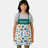 Muster für niedliche Wasserfarben Schürze (Insitu)