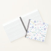 Muster für niedliche Weltraumraketen | Notizbuch (Innenseite)