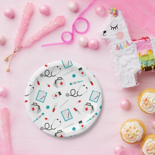 Muster für Nursen-Party Pappteller (Party)