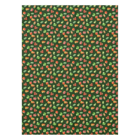 Muster für Obst und Gemüse Tischdecke (Vorderseite)