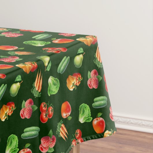 Muster für Obst und Gemüse Tischdecke (Beispiel)