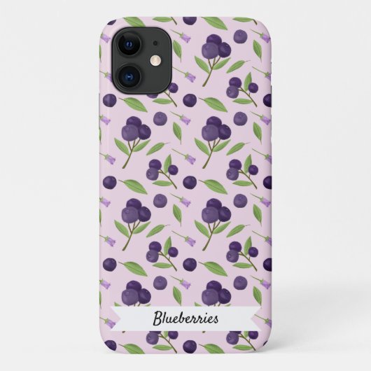 Muster für Obstkörbe - Blaubeeren Case-Mate iPhone Hülle (Rückseite)