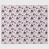 Muster für Obstkörbe - Blaubeeren Geschenkpapier (Flach)