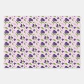 Muster für Obstkörbe - Blaubeeren Geschenkpapier Set (Vorderseite 3)