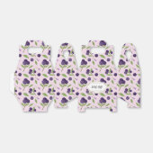 Muster für Obstkörbe - Blaubeeren Geschenkschachtel (Ungefaltet)