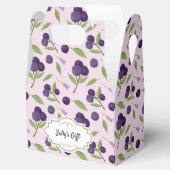 Muster für Obstkörbe - Blaubeeren Geschenkschachtel (Geöffnet)