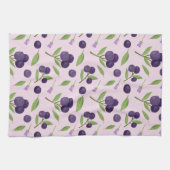 Muster für Obstkörbe - Blaubeeren Geschirrtuch (Horizontal)