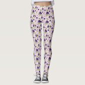 Muster für Obstkörbe - Blaubeeren Leggings (Vorderseite)