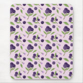 Muster für Obstkörbe - Blaubeeren Mousepad (Vorne)