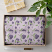 Muster für Obstkörbe - Blaubeeren Seidenpapier (Geschenk)