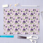Muster für Obstkörbe - Blaubeeren Seidenpapier (Handwerk)
