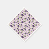 Muster für Obstkörbe - Blaubeeren Serviette (Ecke)