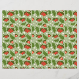 Muster für Obstkörbe - Erdbeeren