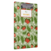 Muster für Obstkörbe - Erdbeeren Klemmbrett (Rechts)