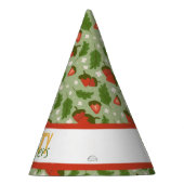 Muster für Obstkörbe - Erdbeeren Partyhütchen (Rechts)