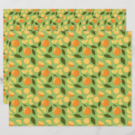 Muster für Obstkörbe - Orangen
