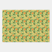 Muster für Obstkörbe - Orangen Geschenkpapier Set (Vorderseite 2)