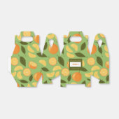 Muster für Obstkörbe - Orangen Geschenkschachtel (Ungefaltet)