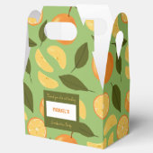 Muster für Obstkörbe - Orangen Geschenkschachtel (Geöffnet)