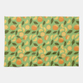 Muster für Obstkörbe - Orangen Geschirrtuch (Horizontal)