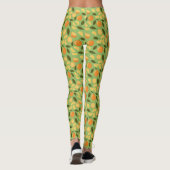 Muster für Obstkörbe - Orangen Leggings (Rückseite)