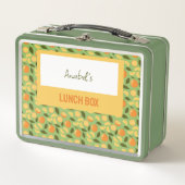 Muster für Obstkörbe - Orangen Metall Brotdose (Vorderseite)