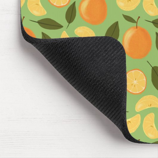 Muster für Obstkörbe - Orangen Mousepad (Ecke)