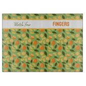 Muster für Obstkörbe - Orangen Schneidebrett (Vorderseite)