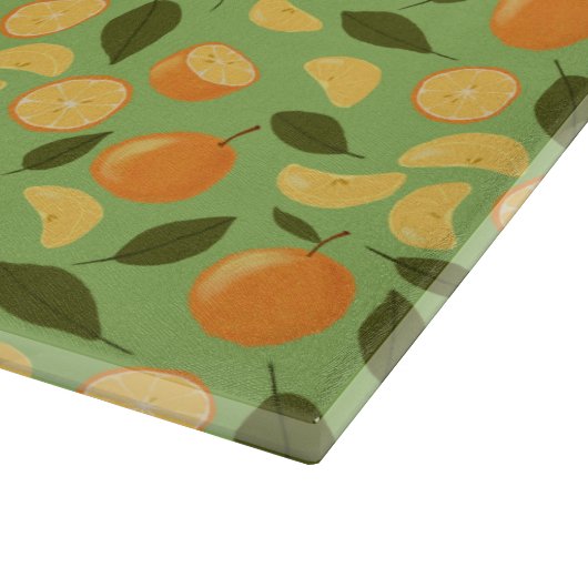 Muster für Obstkörbe - Orangen Schneidebrett (Ecke)