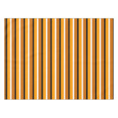 Muster für orange braune Streifen Tischdecke (Vorderseite (Horizontal))