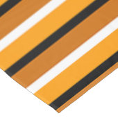 Muster für orange braune Streifen Tischdecke (Schrägansicht)