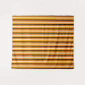 Muster für orange braune Streifen Wandteppich (Vorderseite (Horizontal))
