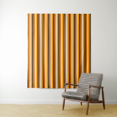 Muster für orange braune Streifen Wandteppich (Beispiel)