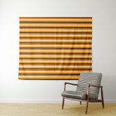 Muster für orange braune Streifen Wandteppich (Beispiel (Horizontal))