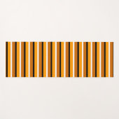 Muster für orange braune Streifen Yogamatte (Vorderseite (Horizontal))
