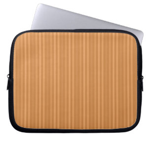 Muster für orange vertikale Streifen Laptopschutzhülle