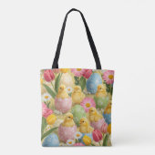 Muster für Osterstäbchen und Blumeneier Tasche (Rückseite)