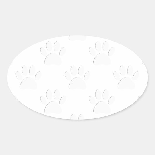Muster für Papierschnitt Ovaler Aufkleber (Vorderseite)